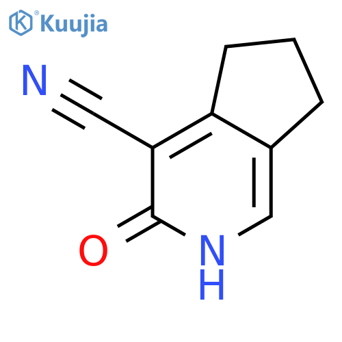 3-oxo-3,5,6,7-tetrahydro-2H-cyclopentacpyridine-4-carbonitrile structure