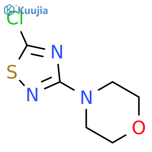 4-(5-Chloro-1,2,4thiadiazol-3-yl)-morpholine structure