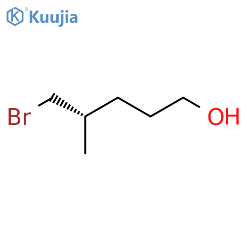 (S)-5-Bromo-4-methylpentan-1-ol structure