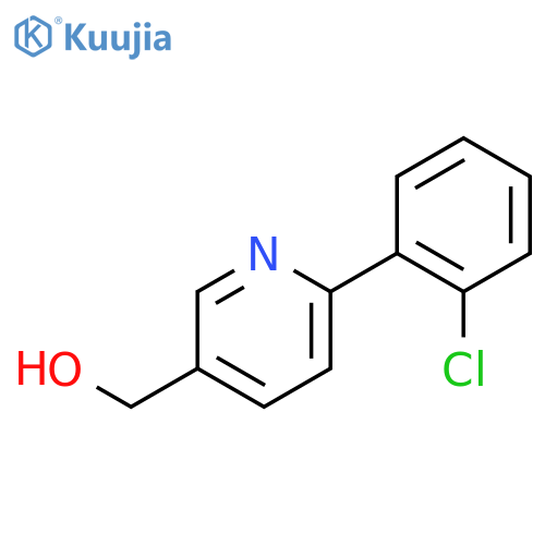 (6-(2-Chlorophenyl)pyridin-3-yl)methanol structure