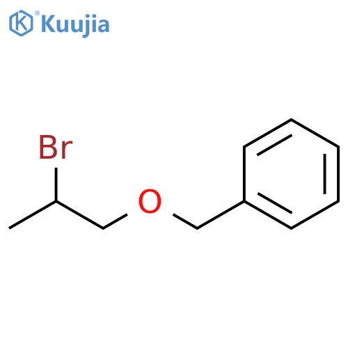 Benzene, [(2-bromopropoxy)methyl]- structure