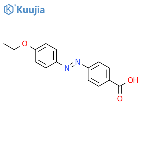 Benzoic acid, 4-[(4-ethoxyphenyl)azo]- structure
