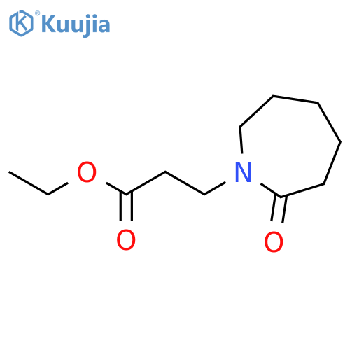 Ethyl 3-(2-oxoazepan-1-yl)propanoate structure