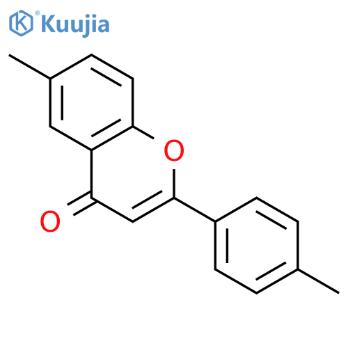 6-methyl-2-(4-methylphenyl)-4H-chromen-4-one structure