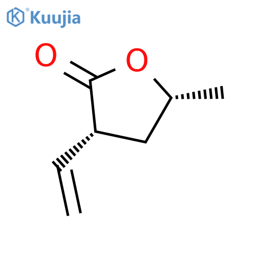 2(3H)-Furanone, 3-ethenyldihydro-5-methyl-, cis- structure