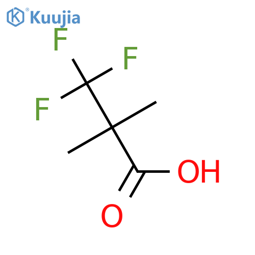 3,3,3-Trifluoro-2,2-dimethylpropanoic acid structure