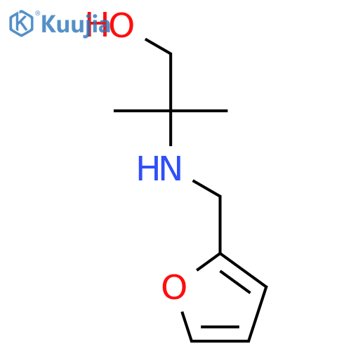 2-(2-furylmethyl)amino-2-methyl-1-propanol hydrochloride structure