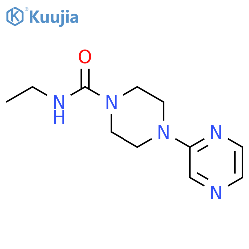 1-Piperazinecarboxamide, N-ethyl-4-pyrazinyl- structure