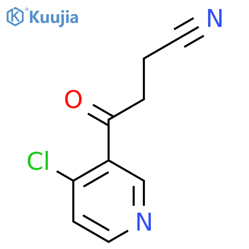 4-(4-Chloropyridin-3-yl)-4-oxobutanenitrile structure