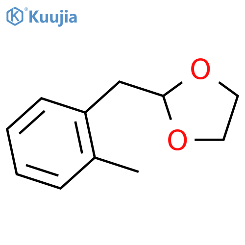 1,3-Dioxolane, 2-[(2-methylphenyl)methyl]- structure
