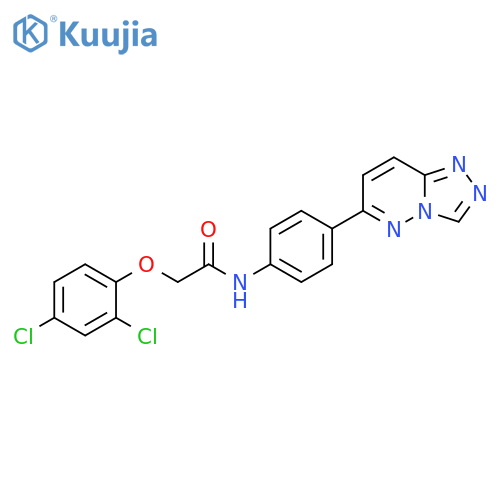 2-(2,4-dichlorophenoxy)-N-(4-{1,2,4triazolo4,3-bpyridazin-6-yl}phenyl)acetamide structure