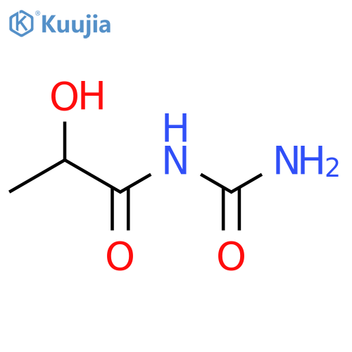 (2-hydroxypropanoyl)urea structure