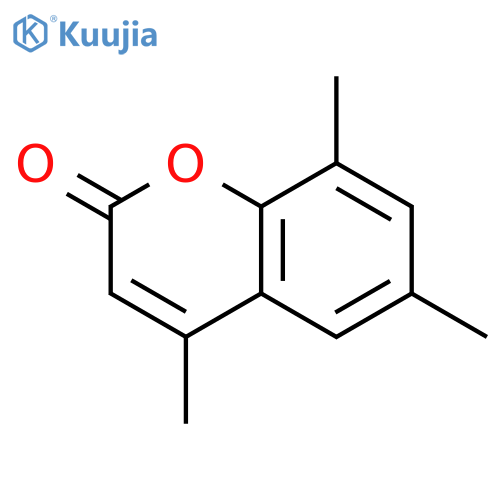 2H-1-Benzopyran-2-one, 4,6,8-trimethyl- structure