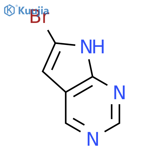 6-Bromo-7H-pyrrolo[2,3-d]pyrimidine structure