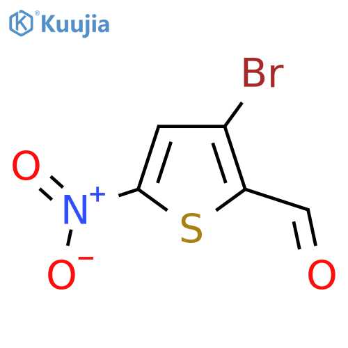 2-Thiophenecarboxaldehyde, 3-bromo-5-nitro- structure