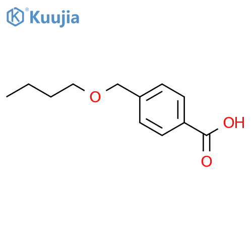 Benzoic acid, 4-(butoxymethyl)- structure