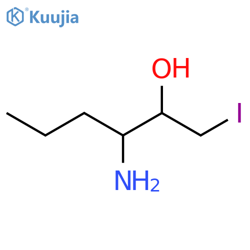 2-Hexanol, 3-amino-1-iodo- structure