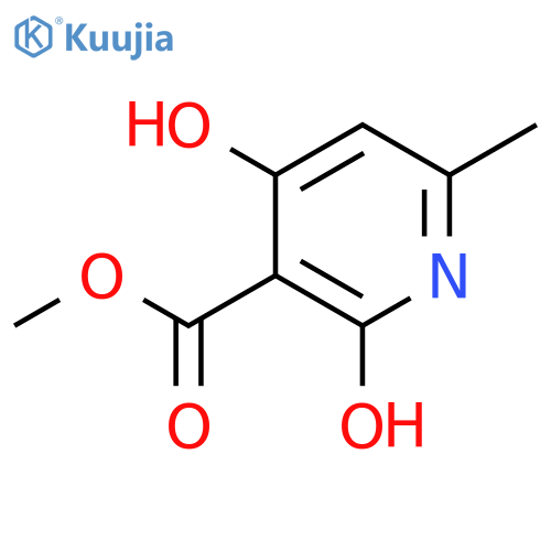 Methyl 2,4-dihydroxy-6-methylnicotinate structure