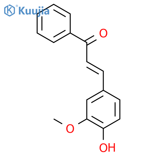 2-Propen-1-one,3-(4-hydroxy-3-methoxyphenyl)-1-phenyl- structure