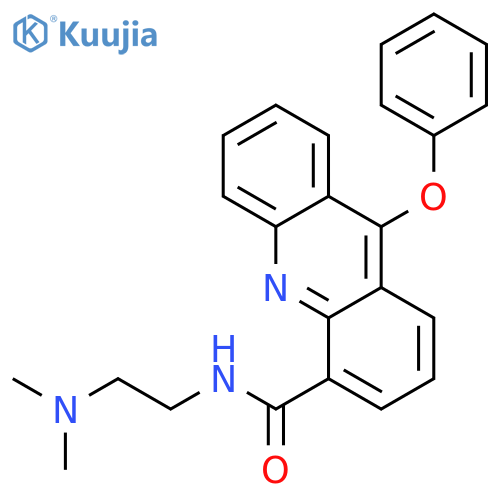 4-Acridinecarboxamide, N-[2-(dimethylamino)ethyl]-9-phenoxy- structure