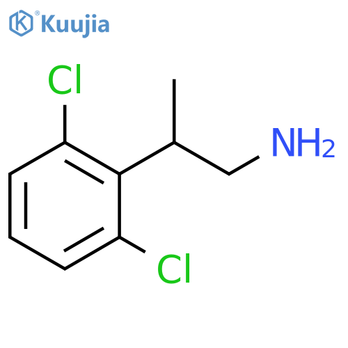 2-(2,6-dichlorophenyl)propan-1-amine structure