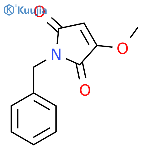 1-benzyl-3-methoxy-2,5-dihydro-1H-pyrrole-2,5-dione structure