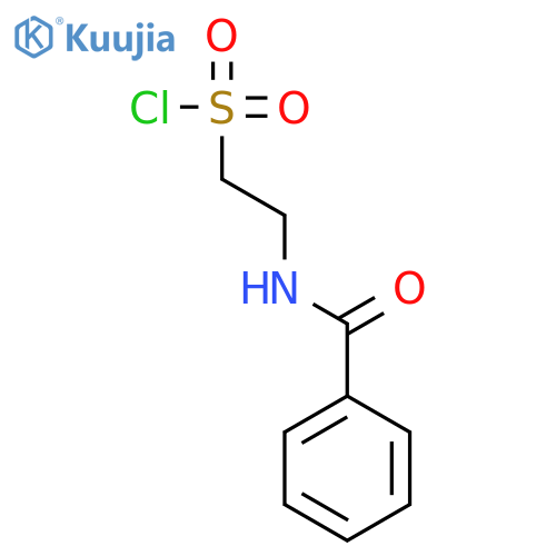 Ethanesulfonyl chloride, 2-(benzoylamino)- structure