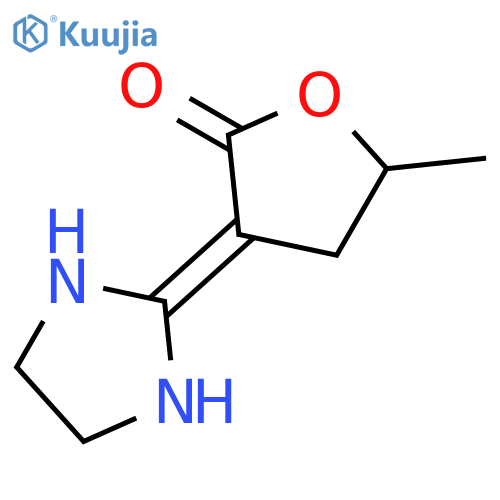 2(3H)-Furanone, dihydro-3-(2-imidazolidinylidene)-5-methyl- structure