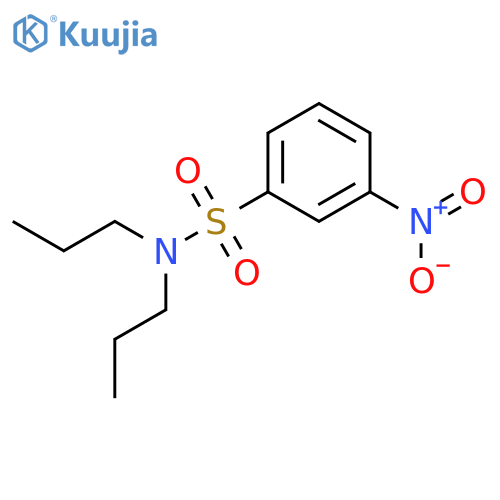 3-nitro-N,N-dipropylbenzene-1-sulfonamide structure