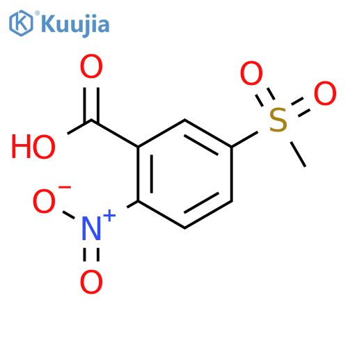 5-(Methylsulfonyl)-2-nitrobenzoic acid structure