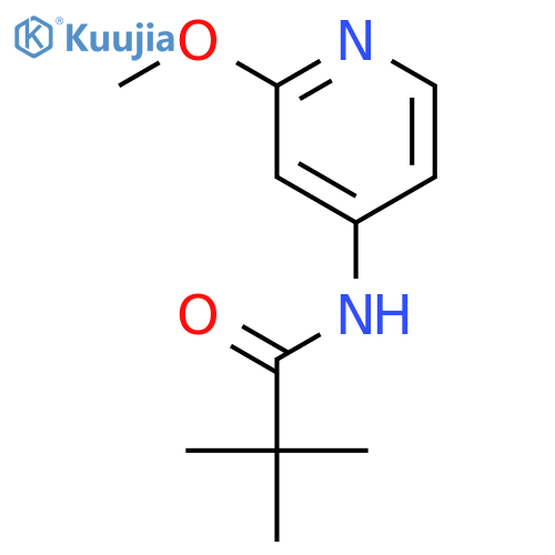 N-(2-Methoxy-pyridin-4-yl)-2,2-dimethyl-propionamide structure