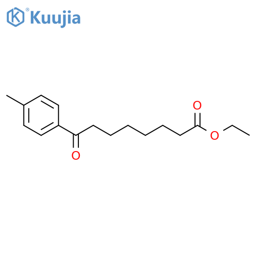 Ethyl 8-(4-methylphenyl)-8-oxooctanoate structure