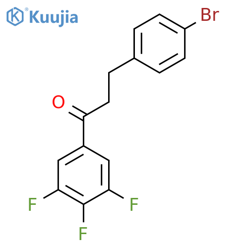 3-(4-Bromophenyl)-3',4',5'-trifluoropropiophenone structure