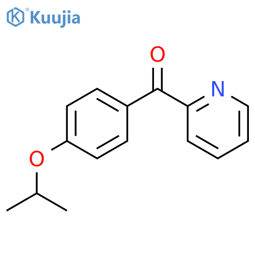 (4-isopropoxyphenyl)-(2-pyridyl)methanone structure