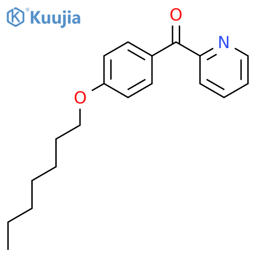 2-(4-Heptyloxybenzoyl)pyridine structure