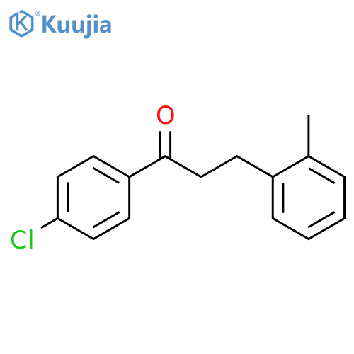 4'-Chloro-3-(2-methylphenyl)propiophenone structure