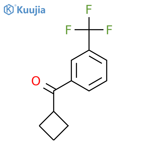 Cyclobutyl-[3-(trifluoromethyl)phenyl]methanone structure