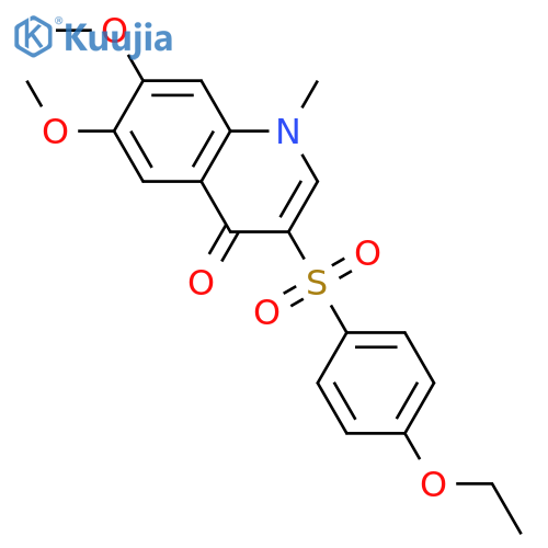 3-(4-ethoxybenzenesulfonyl)-6,7-dimethoxy-1-methyl-1,4-dihydroquinolin-4-one structure