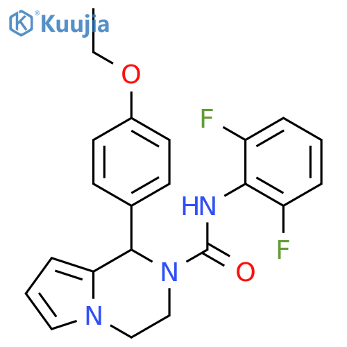 N-(2,6-difluorophenyl)-1-(4-ethoxyphenyl)-1H,2H,3H,4H-pyrrolo1,2-apyrazine-2-carboxamide structure