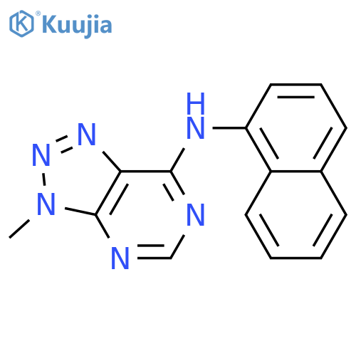 3-methyl-N-(naphthalen-1-yl)-3H-1,2,3triazolo4,5-dpyrimidin-7-amine structure