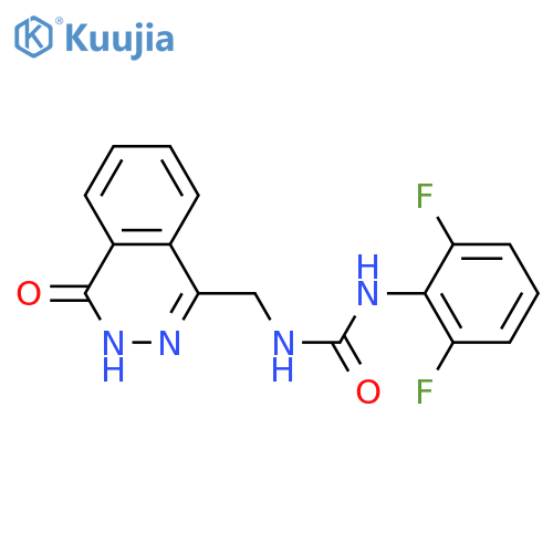 1-(2,6-difluorophenyl)-3-(4-oxo-3,4-dihydrophthalazin-1-yl)methylurea structure