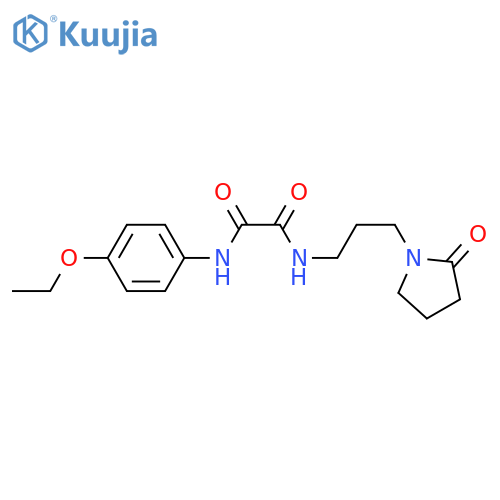 N'-(4-ethoxyphenyl)-N-3-(2-oxopyrrolidin-1-yl)propylethanediamide structure