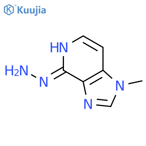 4-HYDRAZINYL-1-METHYL-1H-IMIDAZO4,5-CPYRIDINE structure