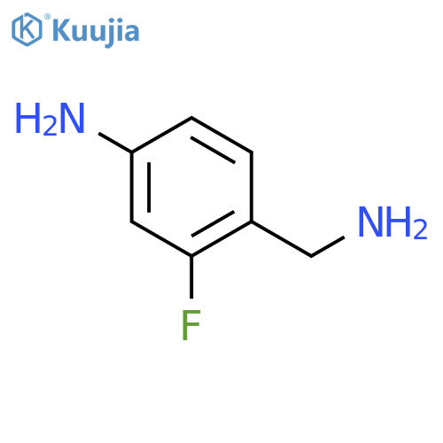 4-(aminomethyl)-3-fluoroaniline structure