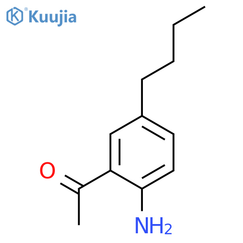 Ethanone, 1-(2-amino-5-butylphenyl)- structure