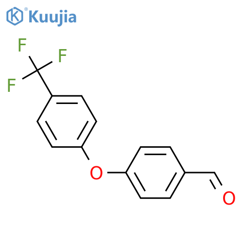 4-[4-(trifluoromethyl)phenoxy]benzaldehyde structure