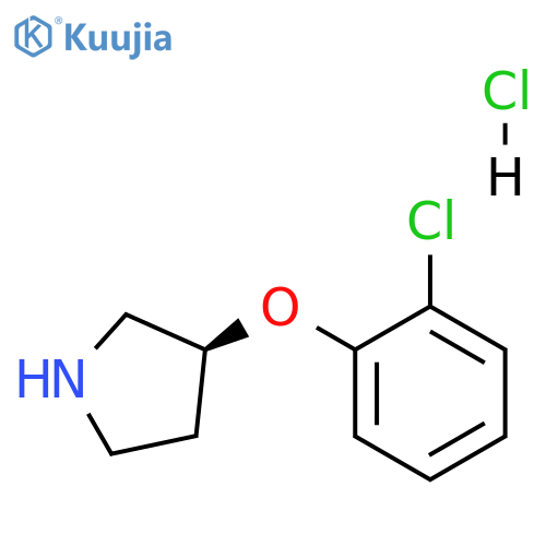 (S)-3-(2-Chlorophenoxy)-pyrrolidine HCl structure