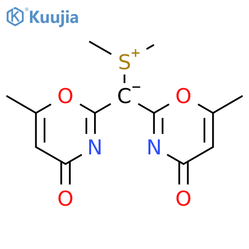 Sulfonium, [bis(6-methyl-4-oxo-4H-1,3-oxazin-2-yl)methyl]dimethyl-, inner salt structure
