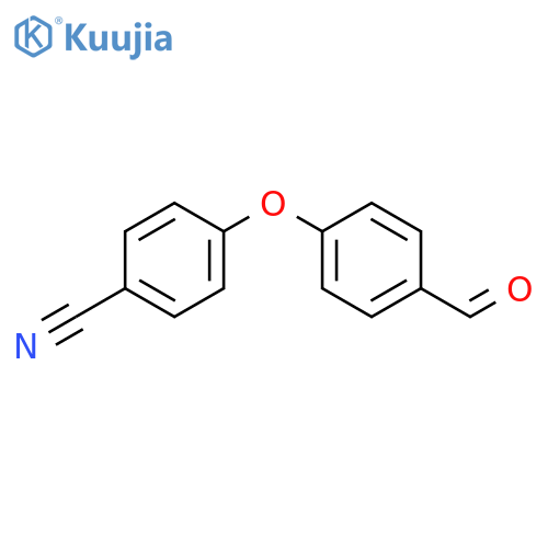 4-(4-formylphenoxy)benzonitrile structure