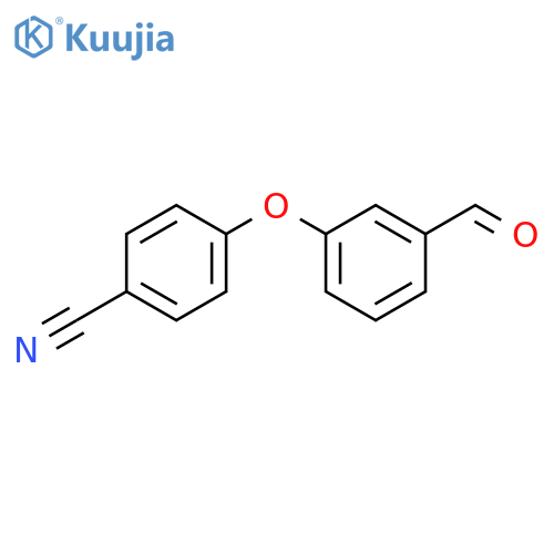 4-(3-Formylphenoxy)benzonitrile structure